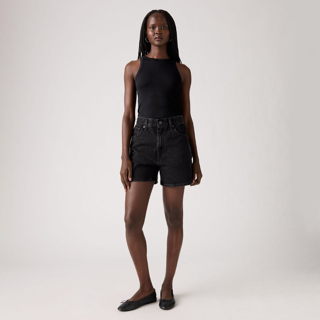 Cinch Mid-Thigh Shorts in Open Mind, front view