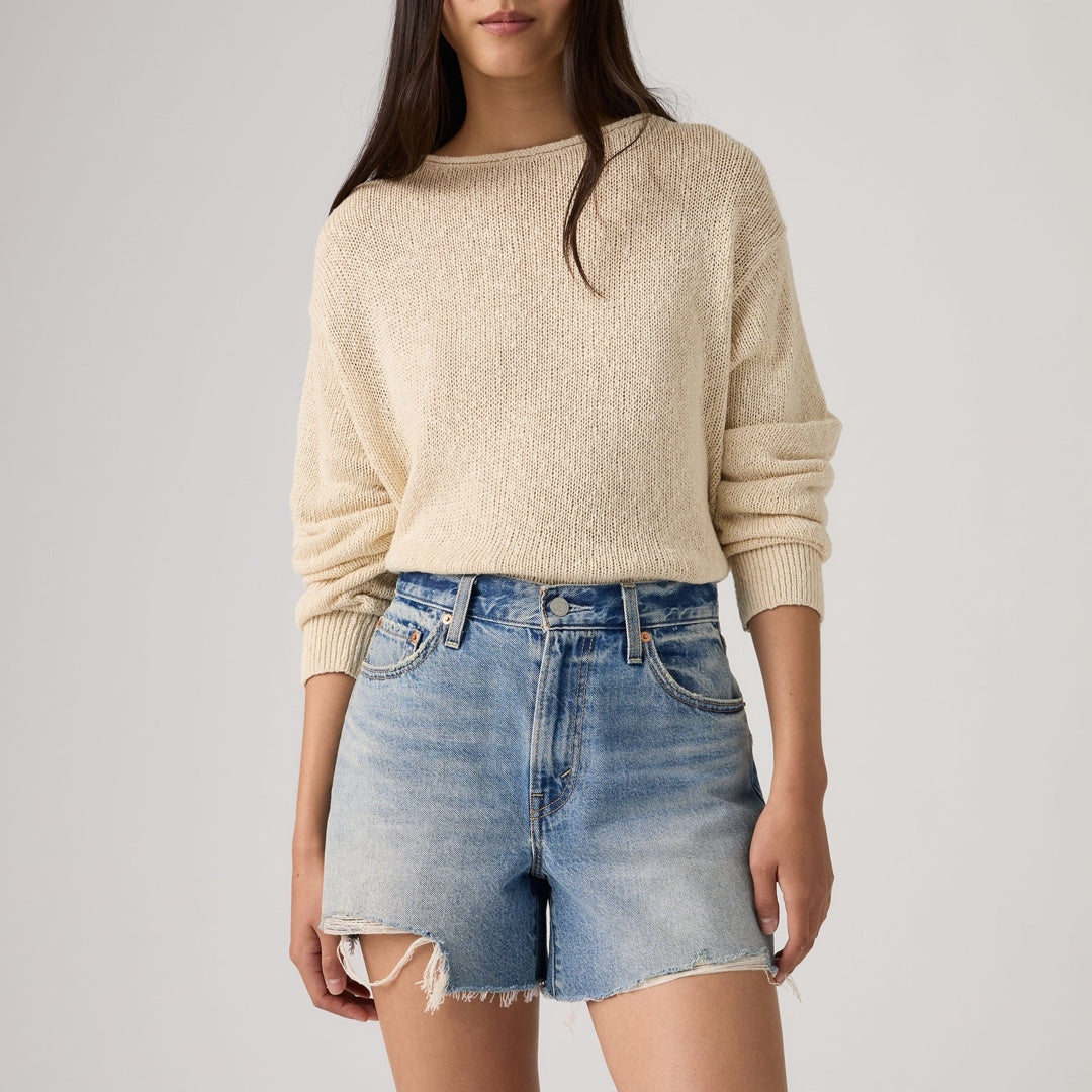 Ribcage Shorts in Blow My Mind, denim detail