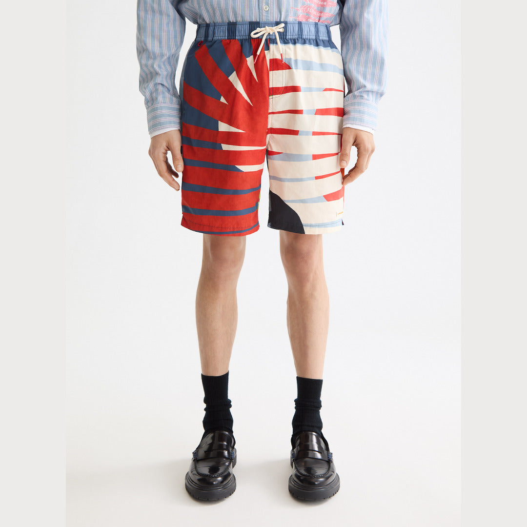 Longer-Length Swim Shorts | Art Dept Multi image 1