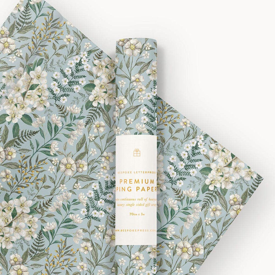 Gift Wrap Roll 3m - Ivory Garden image 1