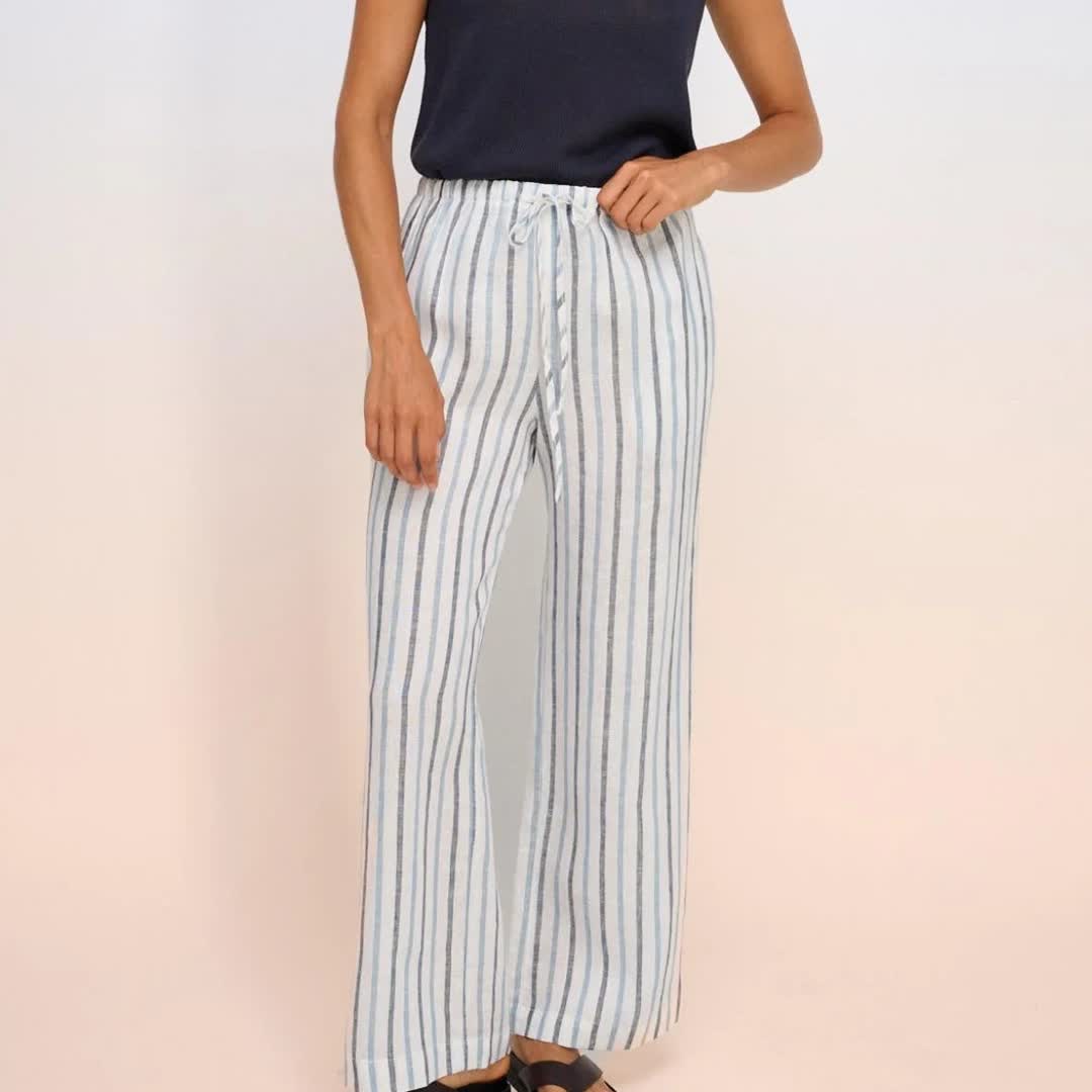 Mattie Pants | Blue Stripe image 1