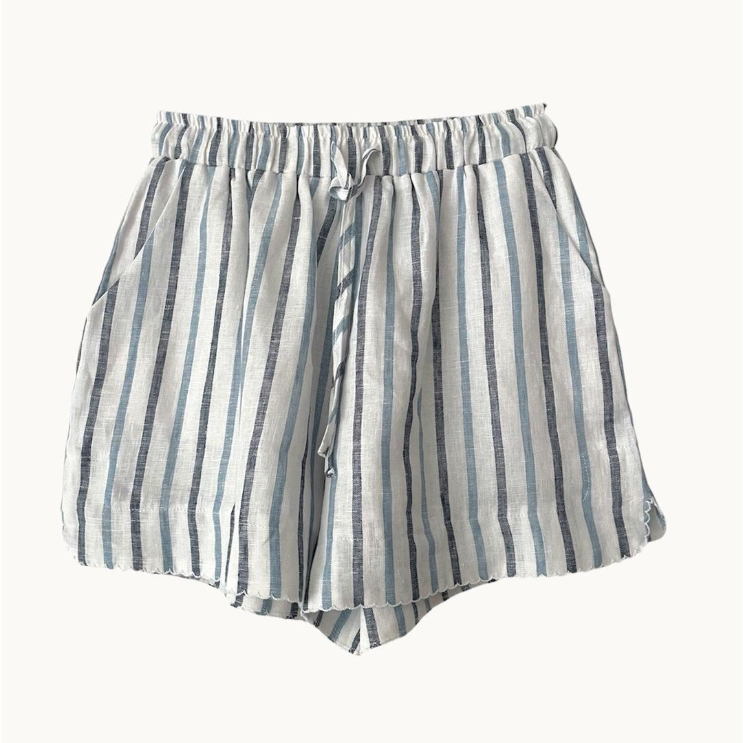Mattie Shorts | Blue Stripe image 1