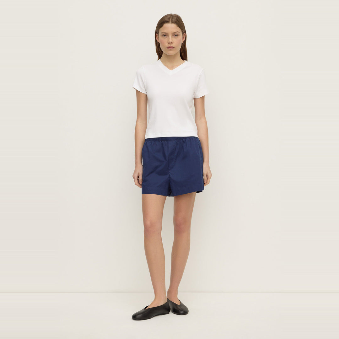 Micha Poplin Short | Imperial Blue — image 1