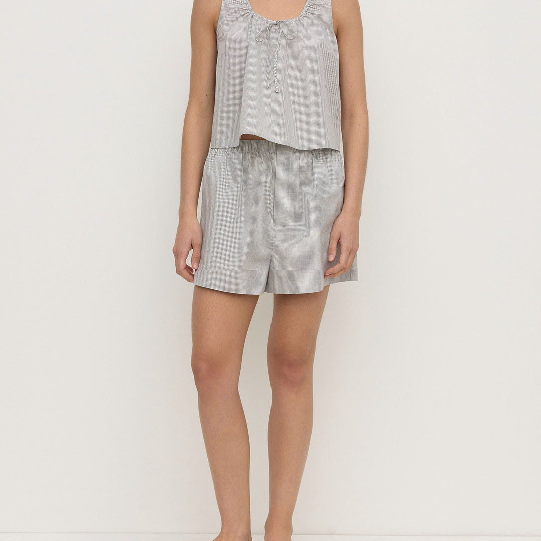 Phoenix Cotton Short | Micro Check — image 1