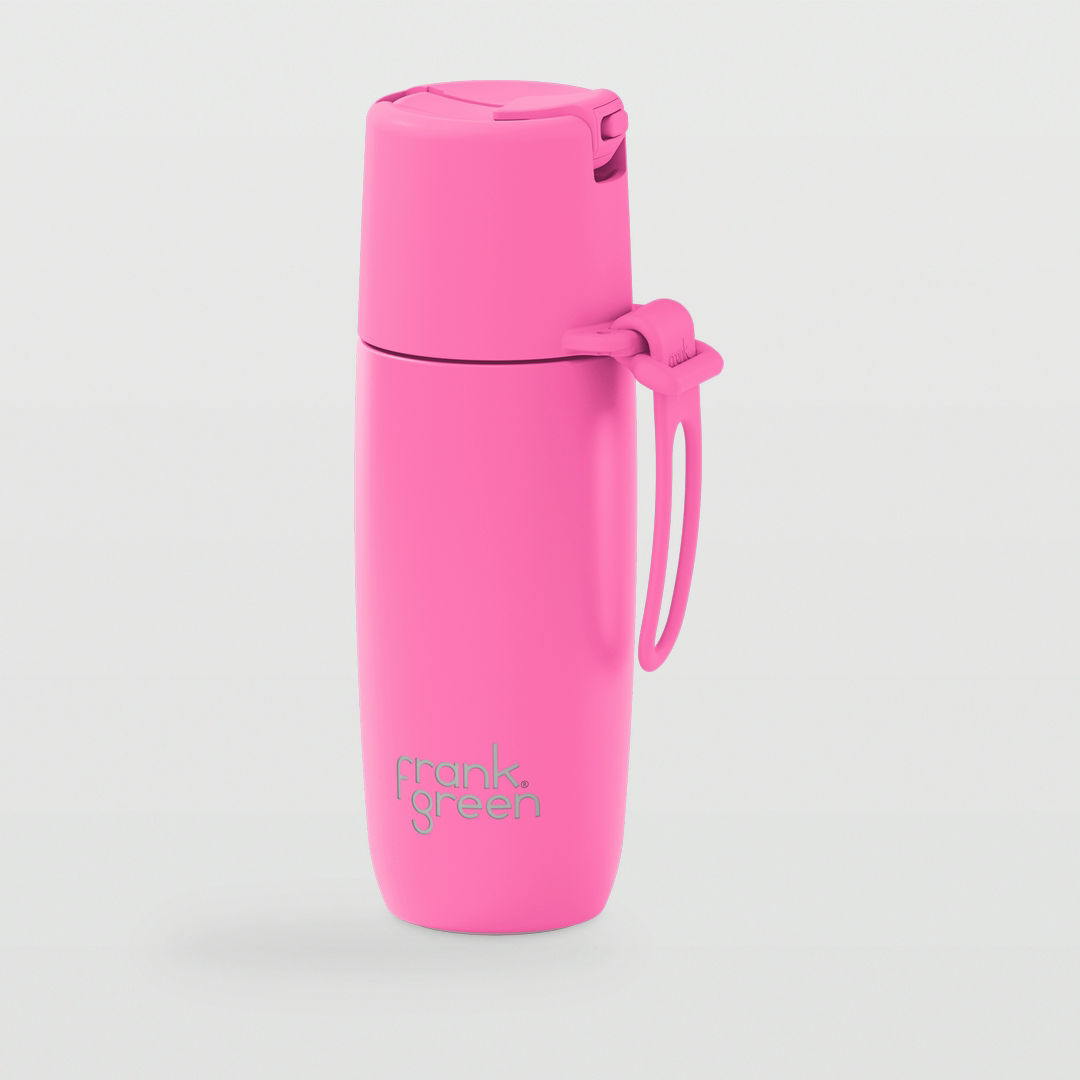 Edition II Bottle with Flip Straw Lid (355ml) | Bubblegum — image 2