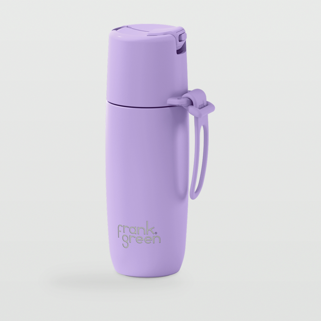 Edition II Bottle with Flip Straw Lid (355ml) | Iris — image 2