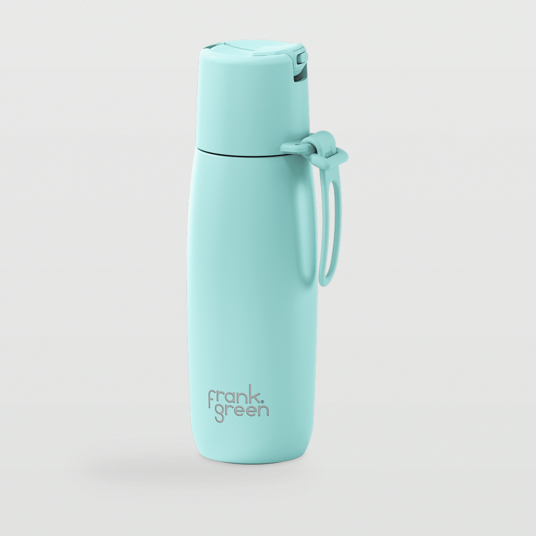 Edition II Bottle with Flip Straw Lid (595ml) | Peppermint — image 2