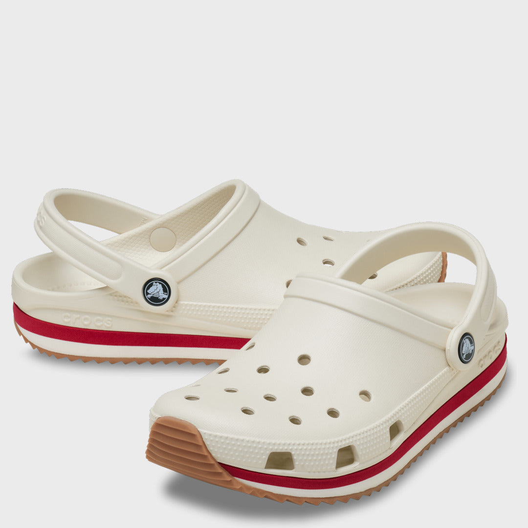 Crocband Runner | Summit White — Pair view