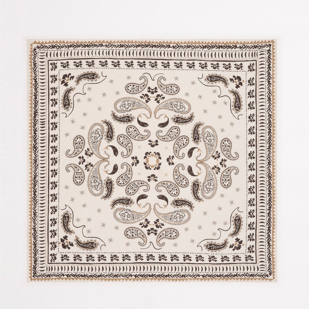 Drift Club Bandana Scarf | Vanilla
