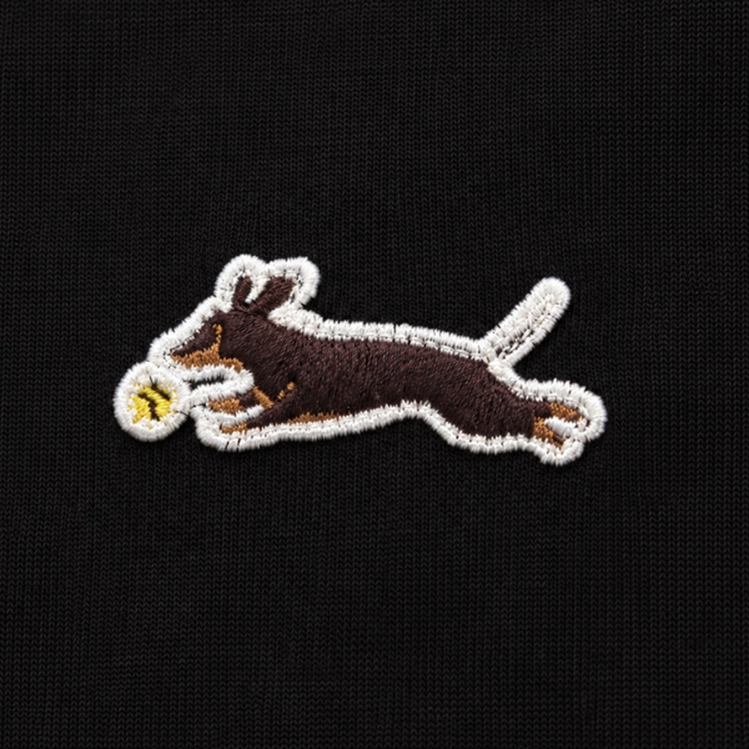 Daschund Dog Embroider Tee | Black — image 2