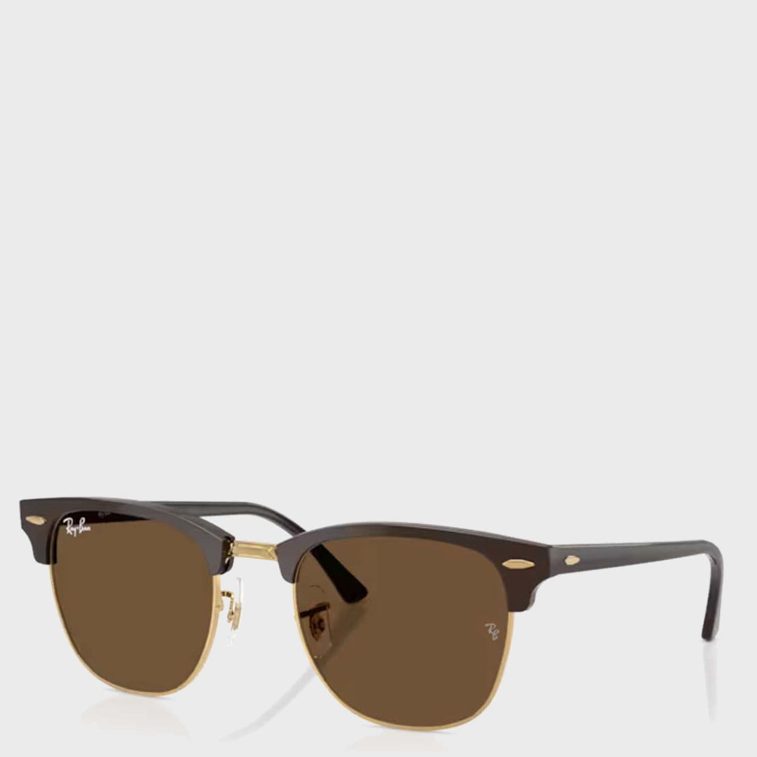 Clubmaster | Brown & Gold