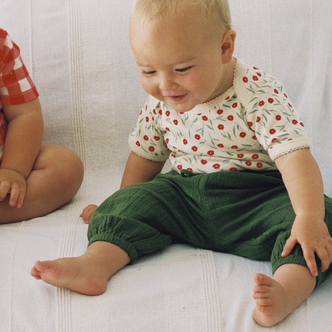 Short Sleeve Bodysuit | Joiette Print — lifestyle view 1