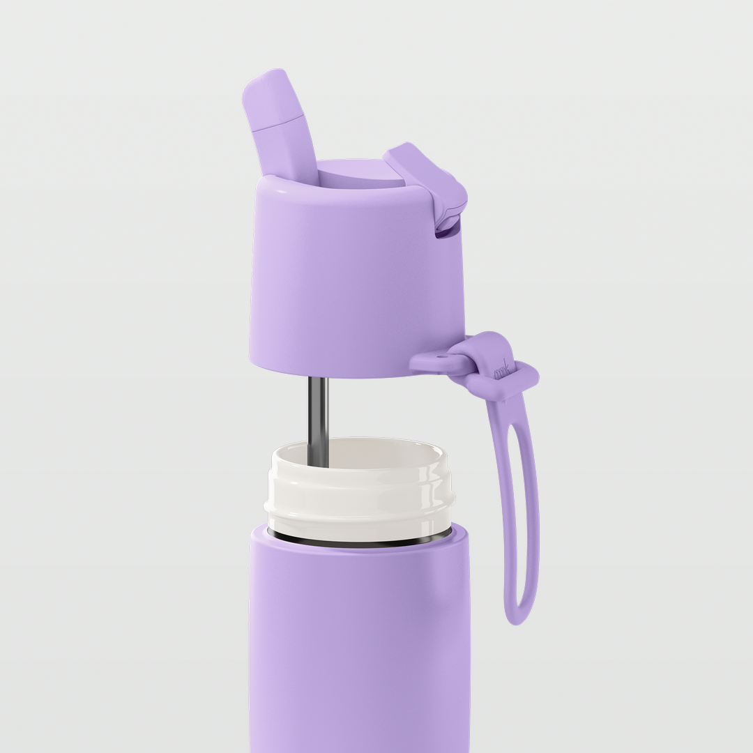 Edition II Bottle with Flip Straw Lid (355ml) | Iris — image 3