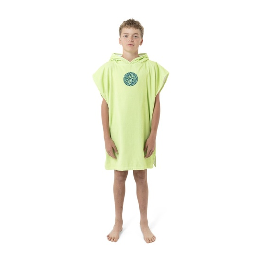 Malba Crash Dot Mono Hooded Towel | Lime