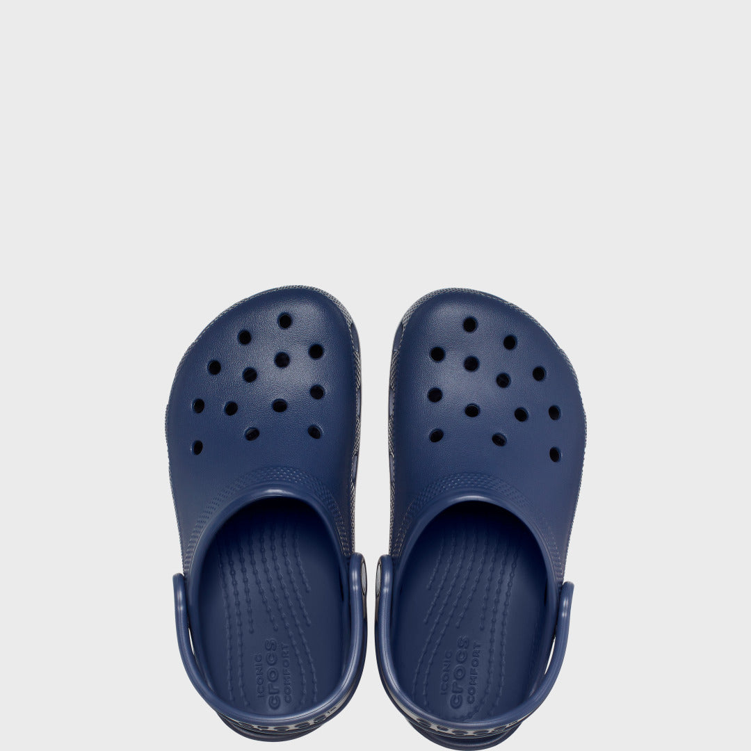 Toddler Classic Clog | Navy — Top view