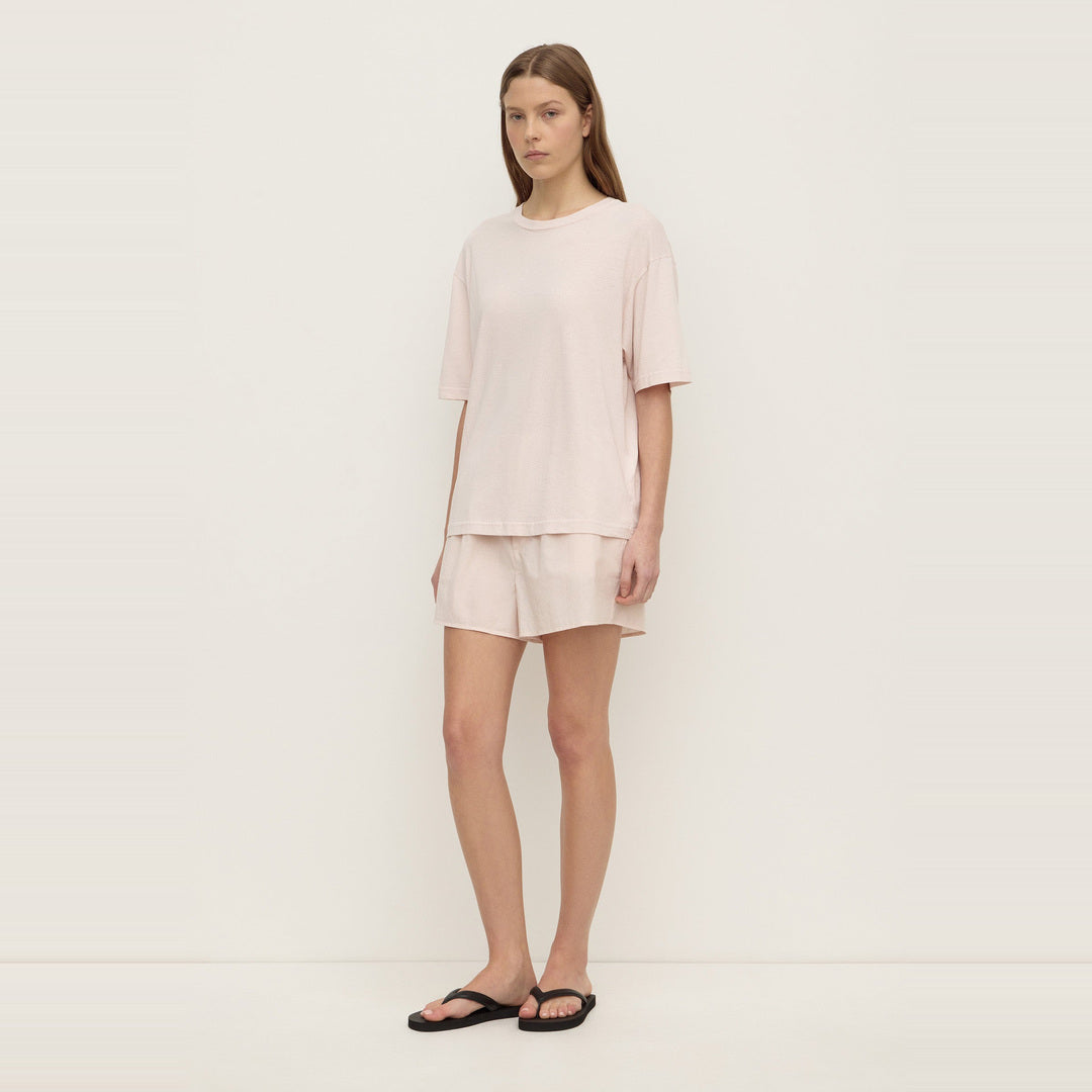 Kira Cotton Hemp Tee | Soft Rose — image 3