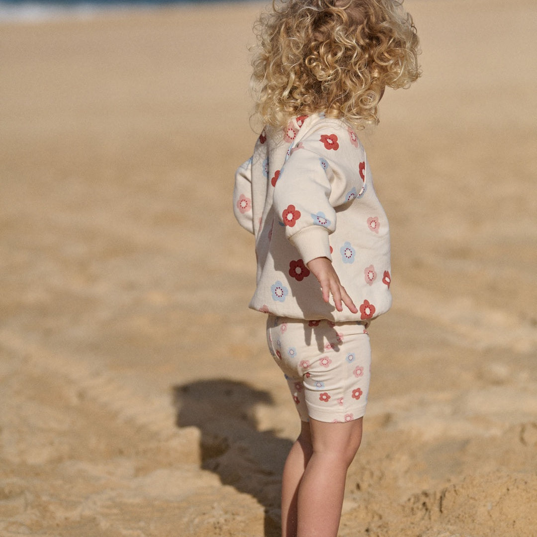 Selby Shorts | Petite Flora Stamp Print image 3