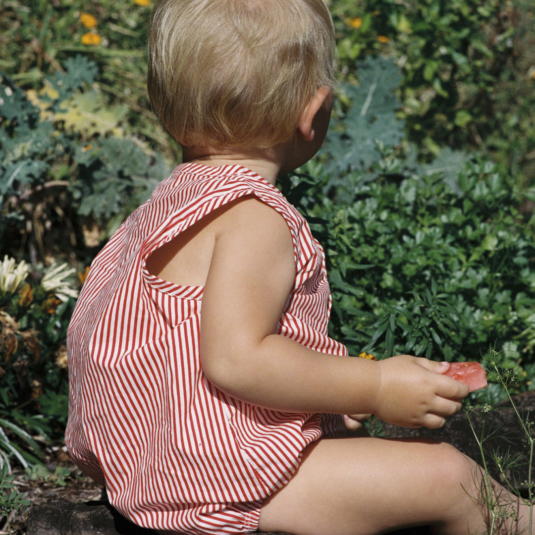 Cedar Suit | Meri Stripe — lifestyle view 2
