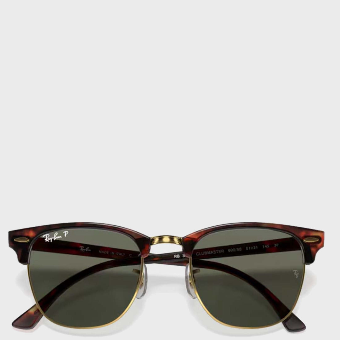 Clubmaster | Red Havana polarized