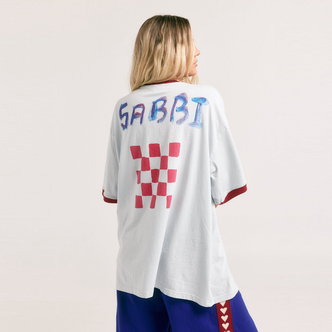 Very Oversized Italy Tee | Sky — view 4
