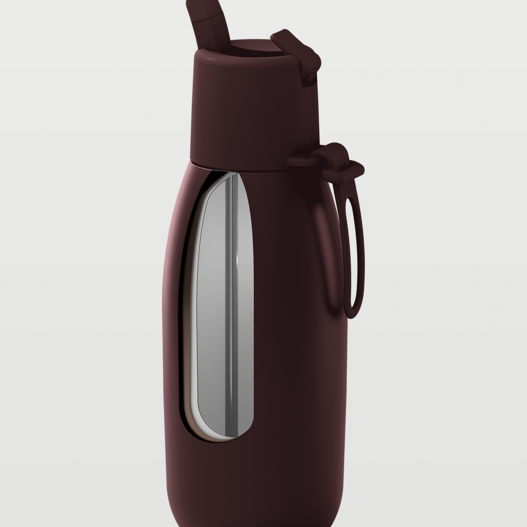 Edition II Bottle with Flip Straw Lid (1 Litre) | Chocolate — image 4