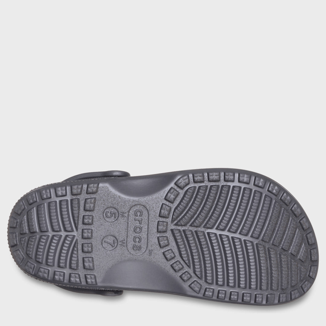 Classic Crafted Clog | Black Sand — Bottom view