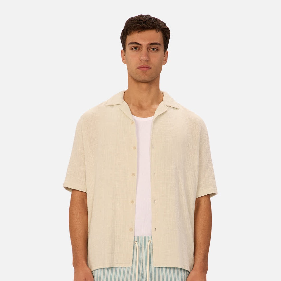 The Seguro Short Sleeve Shirt | Duck Egg official Industrie view 1