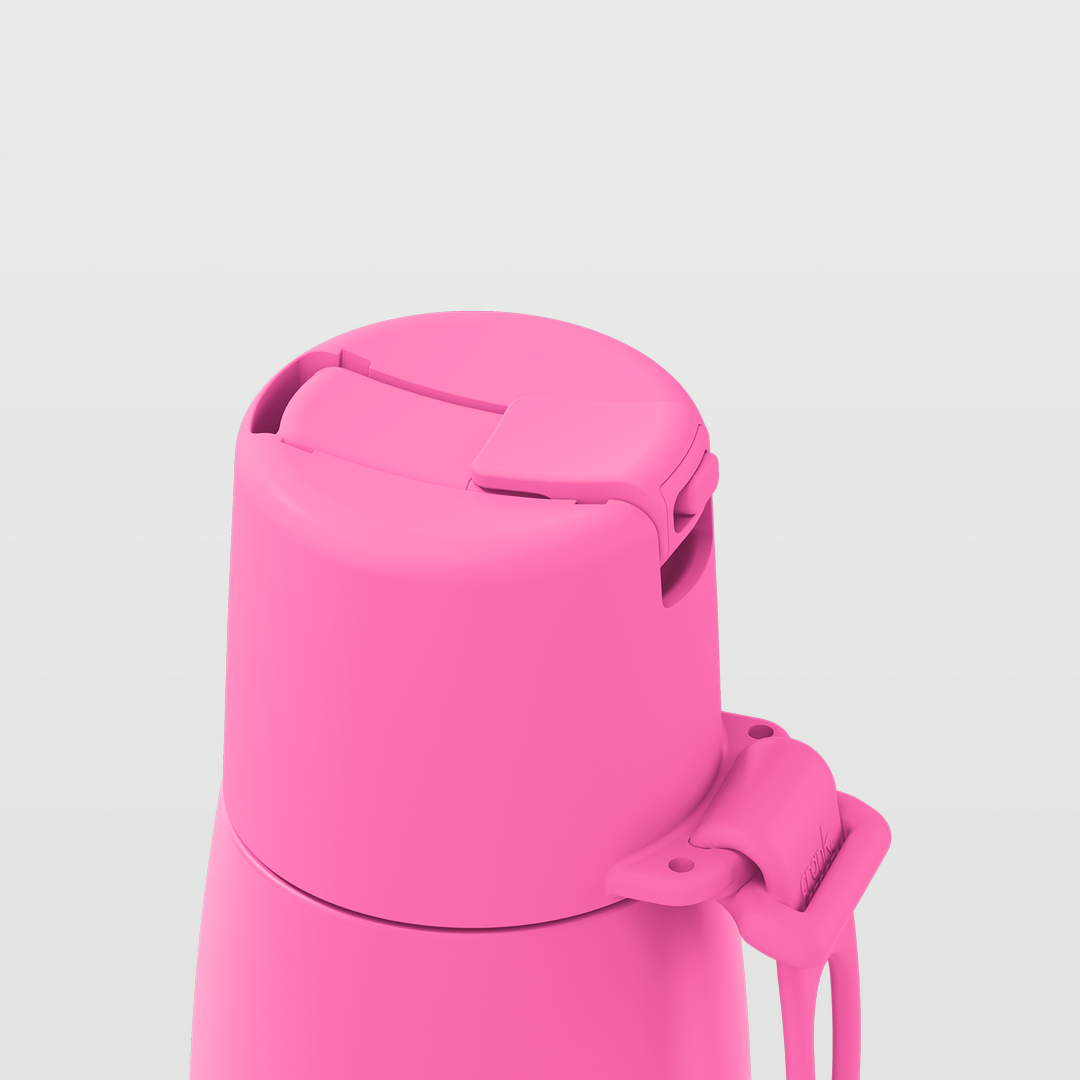 Edition II Bottle with Flip Straw Lid (595ml) | Bubblegum — image 5