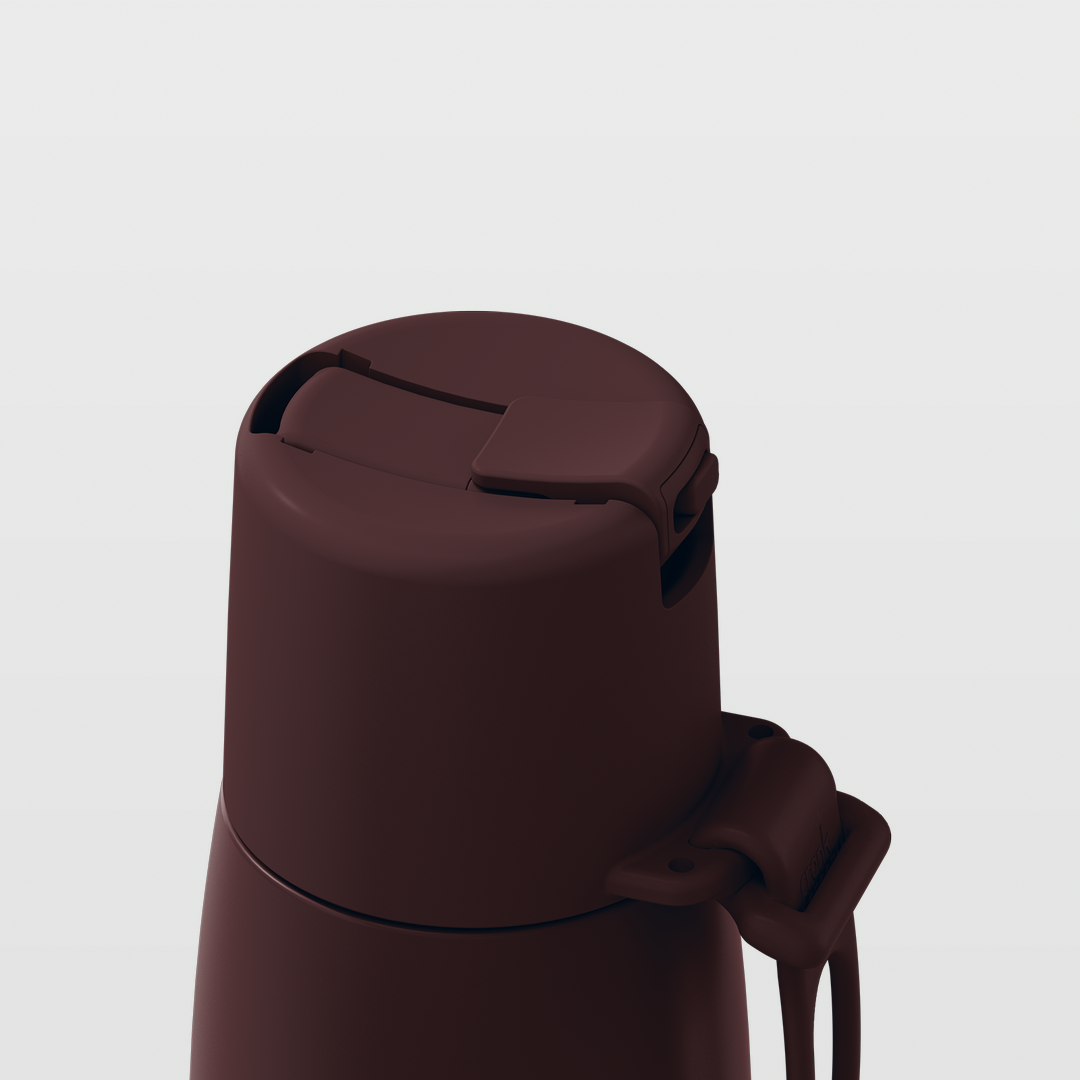 Edition II Bottle with Flip Straw Lid (595ml) | Chocolate — image 5