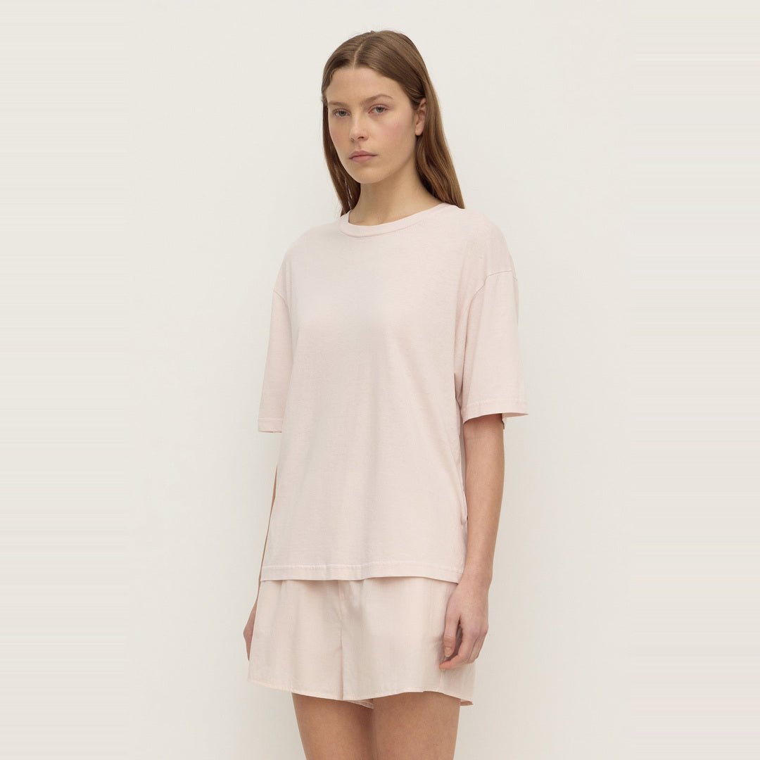 Kira Cotton Hemp Tee | Soft Rose — image 5