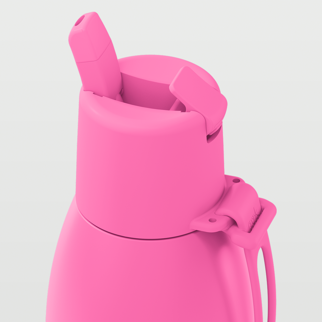 Edition II Bottle with Flip Straw Lid (1 Litre) | Bubblegum — image 6