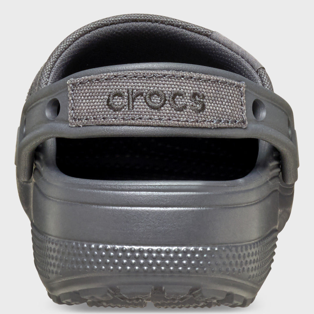 Classic Crafted Clog | Black Sand — Back view
