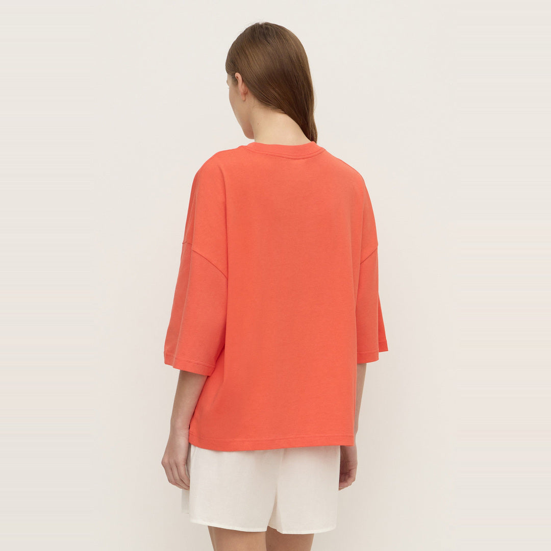 Max Cotton Oversize Tee | Dahlia — image 6