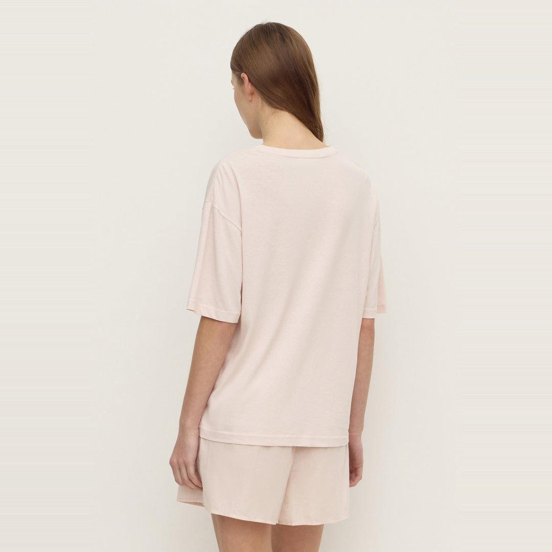 Kira Cotton Hemp Tee | Soft Rose — image 6