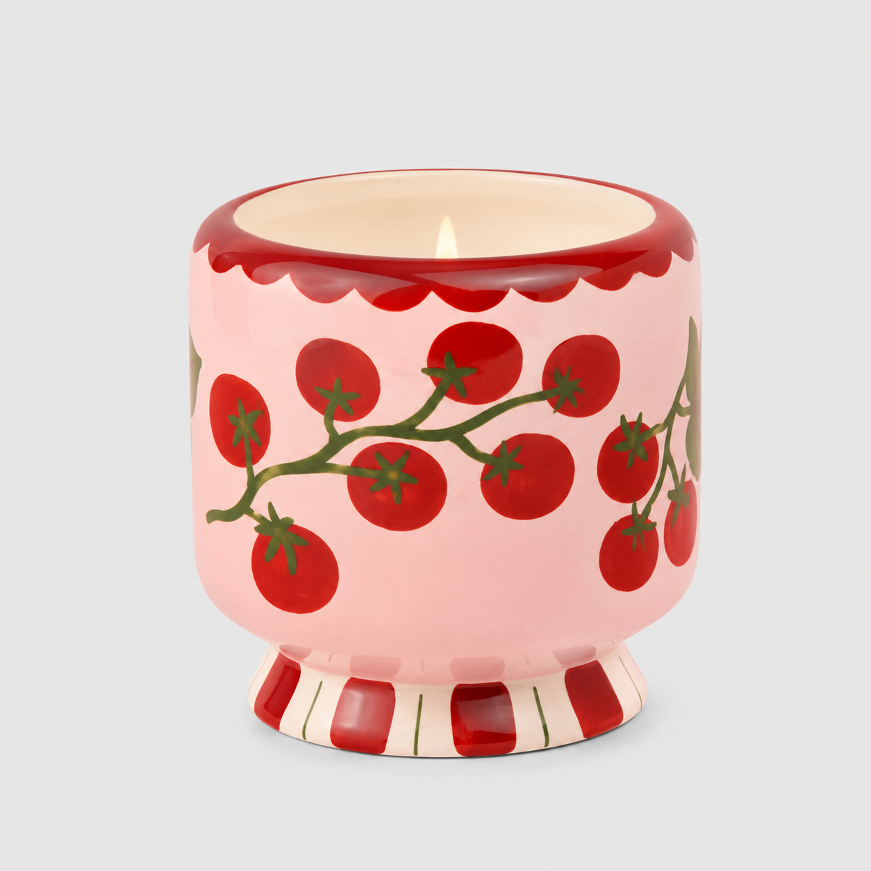 Adopo 8oz Tomato Ceramic Candle | Heirloom Tomato