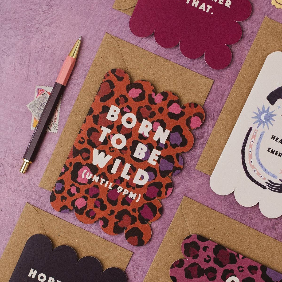 Born To Be Wild Leopard Print Card | Birthday Cards