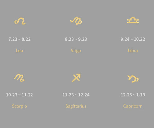 10K ZODIAC SIGN EARRING (GE0124)