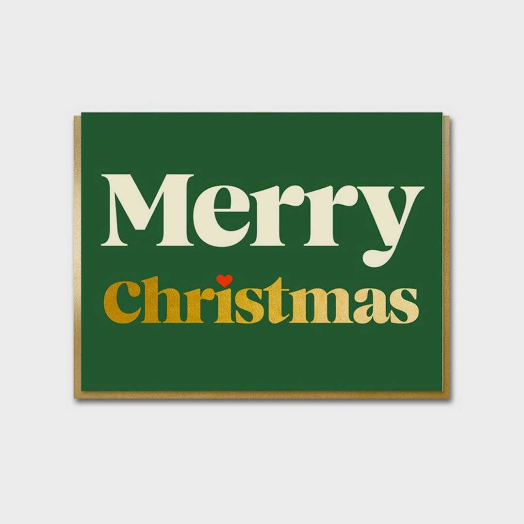 Christmas Card | Merry Christmas Green