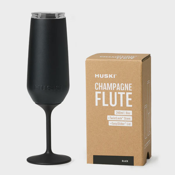 Champagne Flute | Black