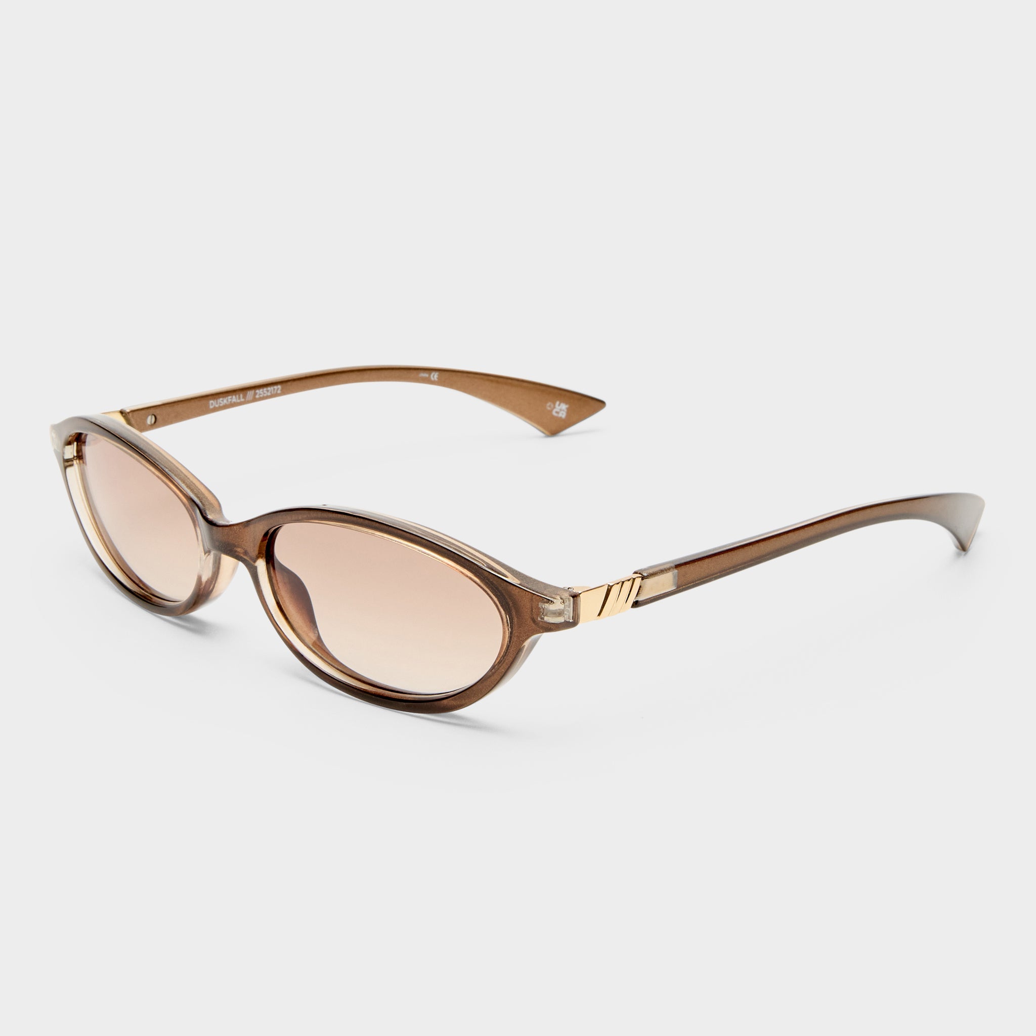Le Specs Duskfall pearl chocolate - side view