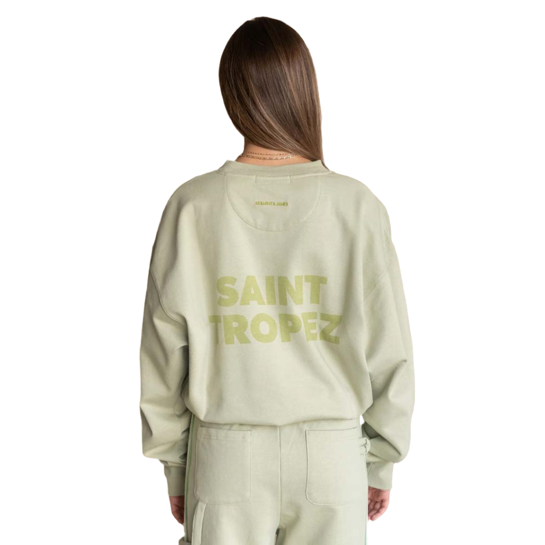SAINT TROPEZ SWEATSHIRT | SAGE