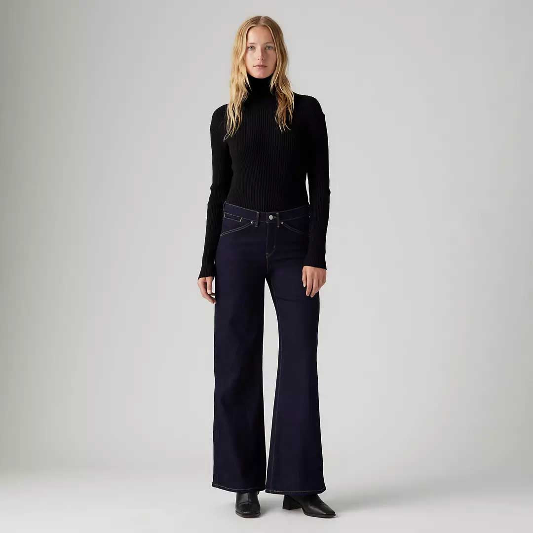 318 shaping wide-leg jeans | Chances Are