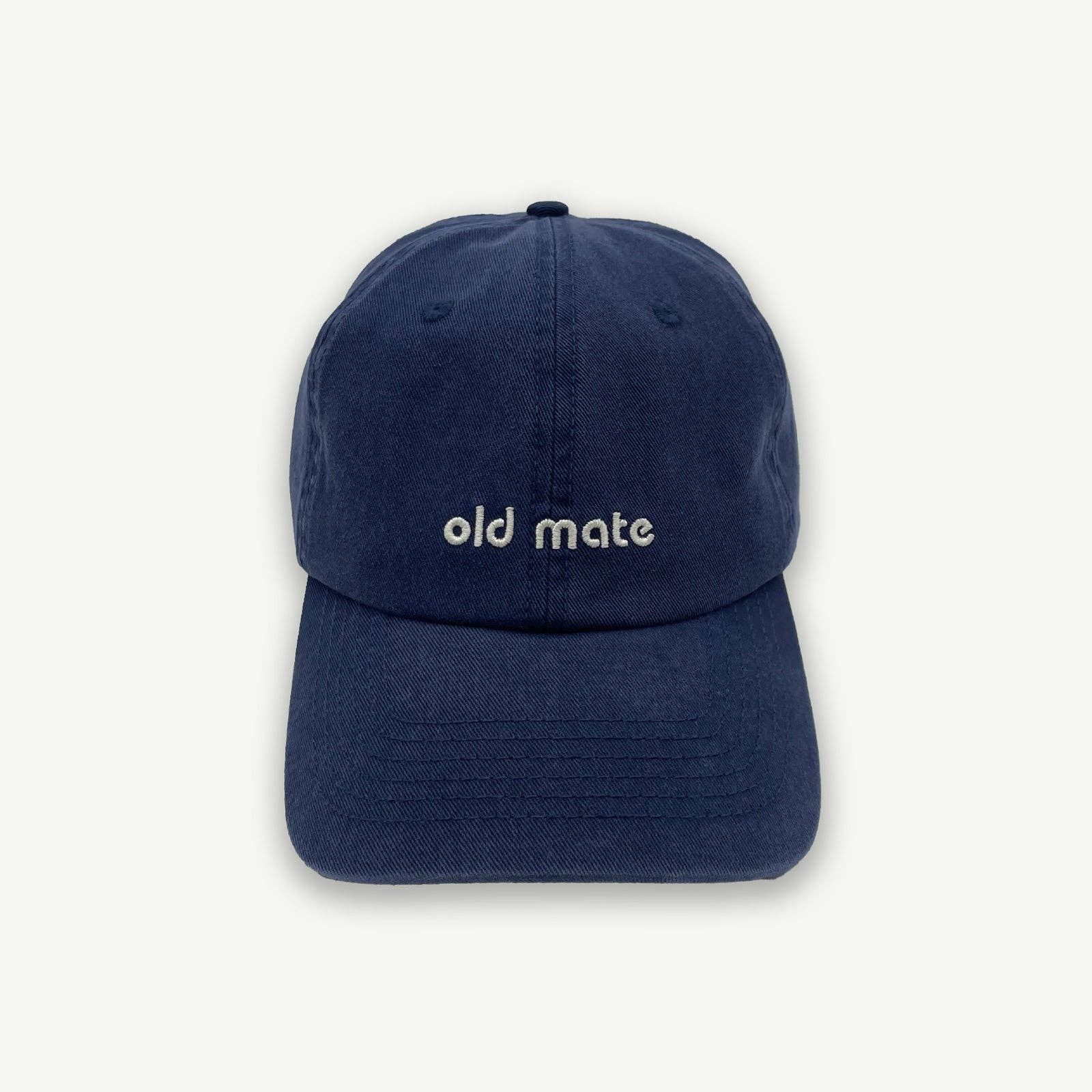 Old Mate Baby Washed Baseball Cap | Navy