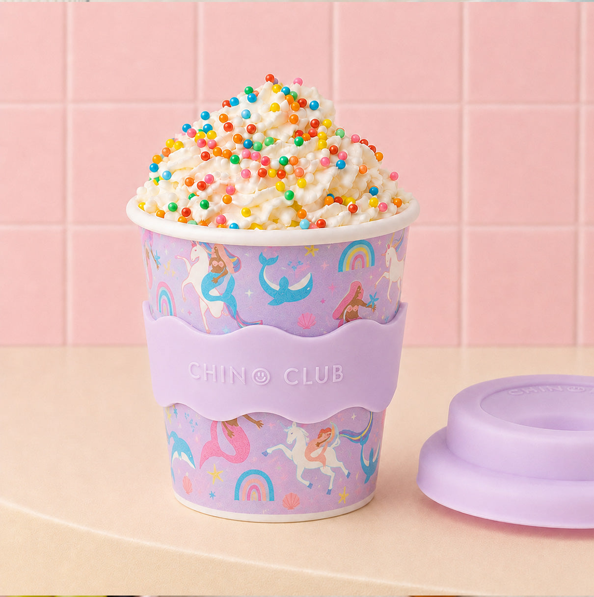 Mermaids and Unicorns Babychino Cup 4oz by Chino Club
