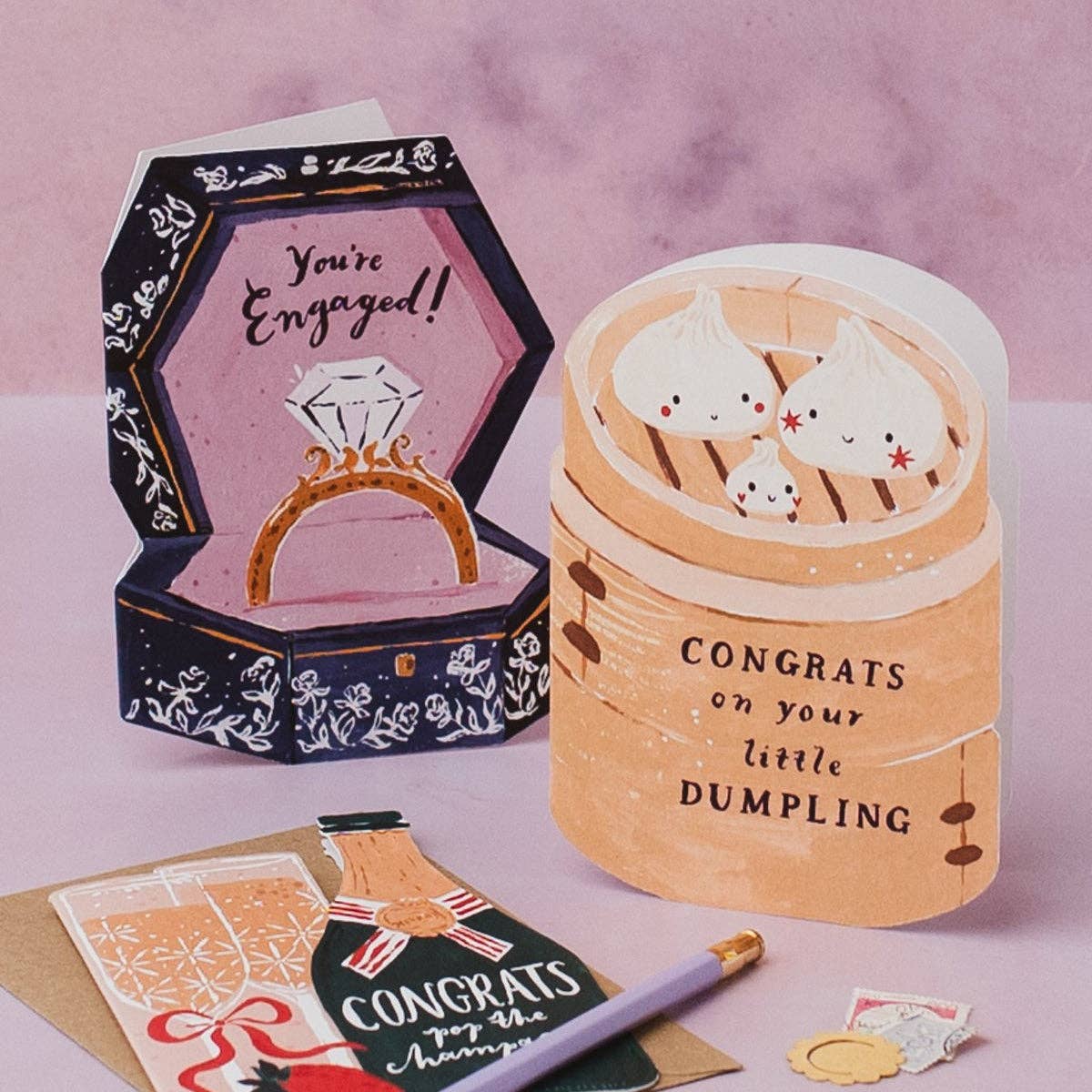 Dumpling New Baby Card | Newborn Baby Greeting Cards