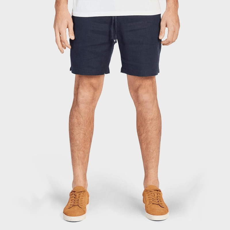 Riviera Linen Short | Navy