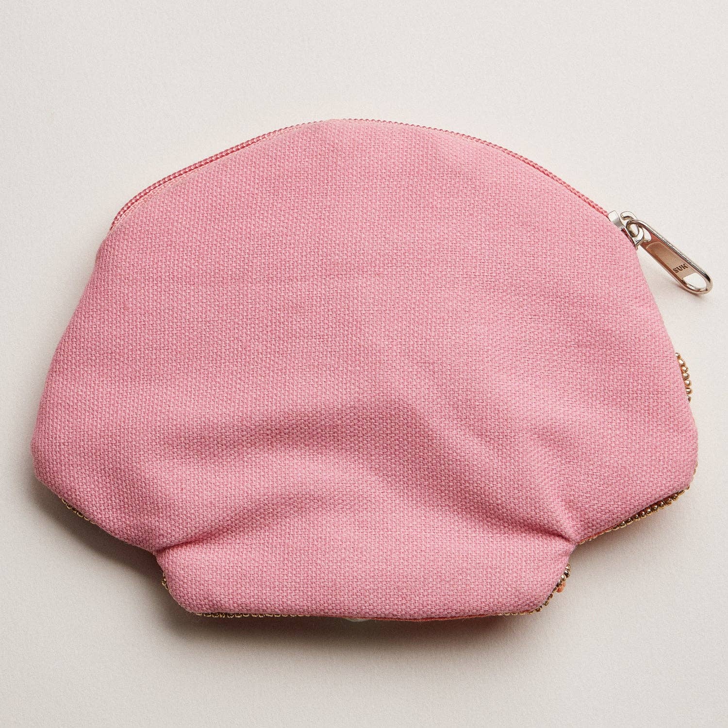 Seashell Beaded Coin Purse | Pink Pearl