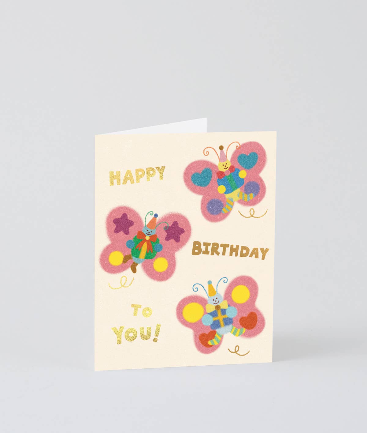 Happy Birthday To You Butterflies Kids Greeting Card