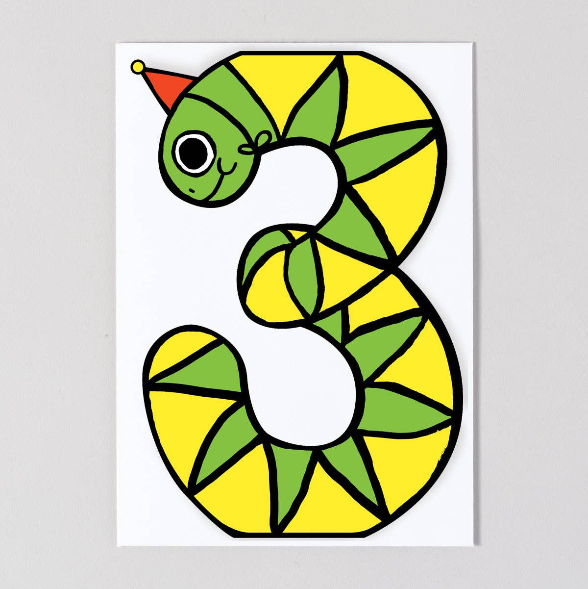 Birthday Card | Snake 3rd Birthday