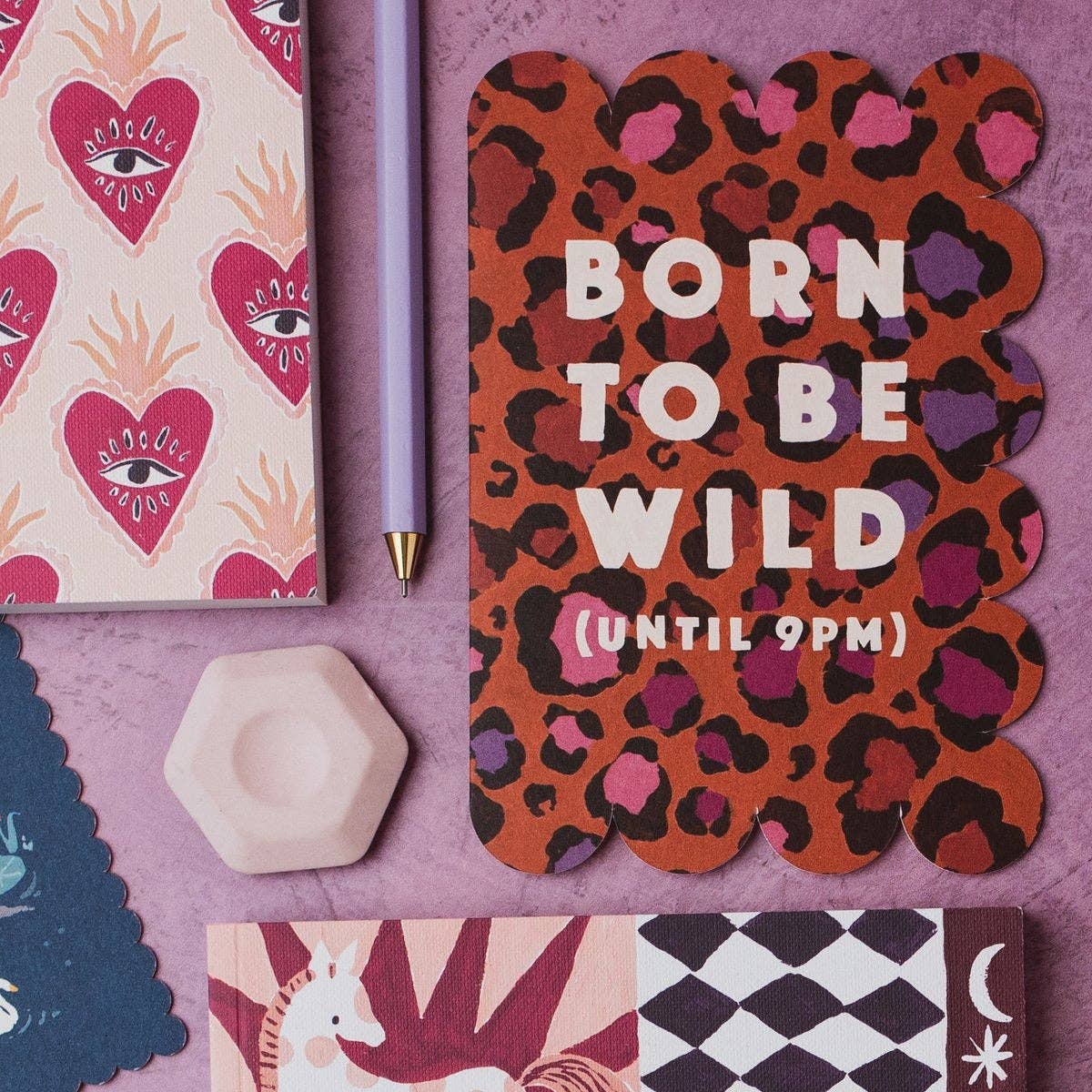 Born To Be Wild Leopard Print Card | Birthday Cards